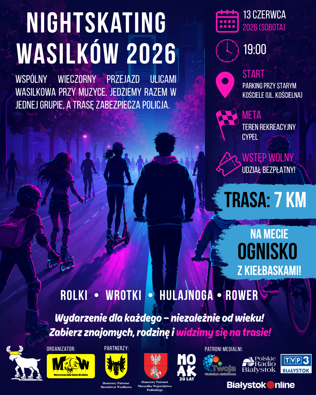 PLAKAT SOCIALMEDIA patronat burmistrza